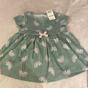 First impressions green rainbow dress